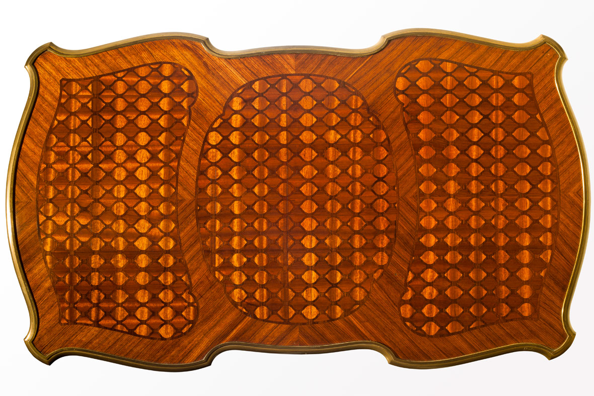 Linke Parquetry Smaller Centre Table